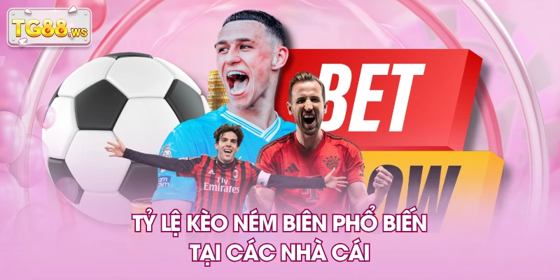 Tỷ lệ kèo ném biên phổ biến tại các nhà cái Tỷ lệ kèo ném biên phổ biến tại các nhà cái